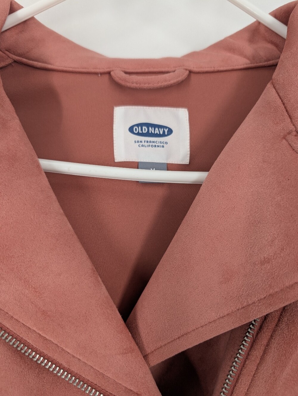 Old Navy Soft Suede Moto Jacket Size Medium In Great Condition !!!! - Picture 9 of 12